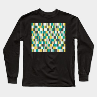 Beauteous Blocks Pattern Long Sleeve T-Shirt